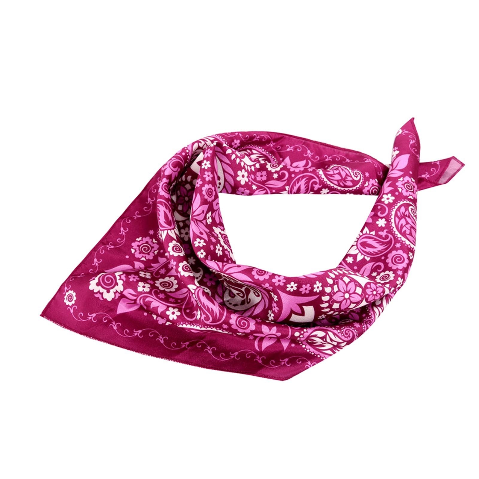 BDN08  American Bling Paisley Mandala Print Bandana - Assorted Colors (12 PCS)