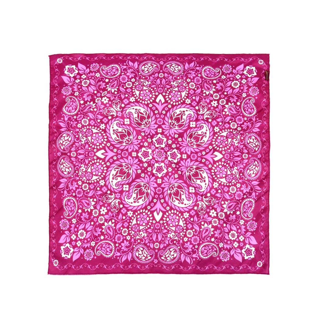 BDN08  American Bling Paisley Mandala Print Bandana - Assorted Colors (12 PCS)