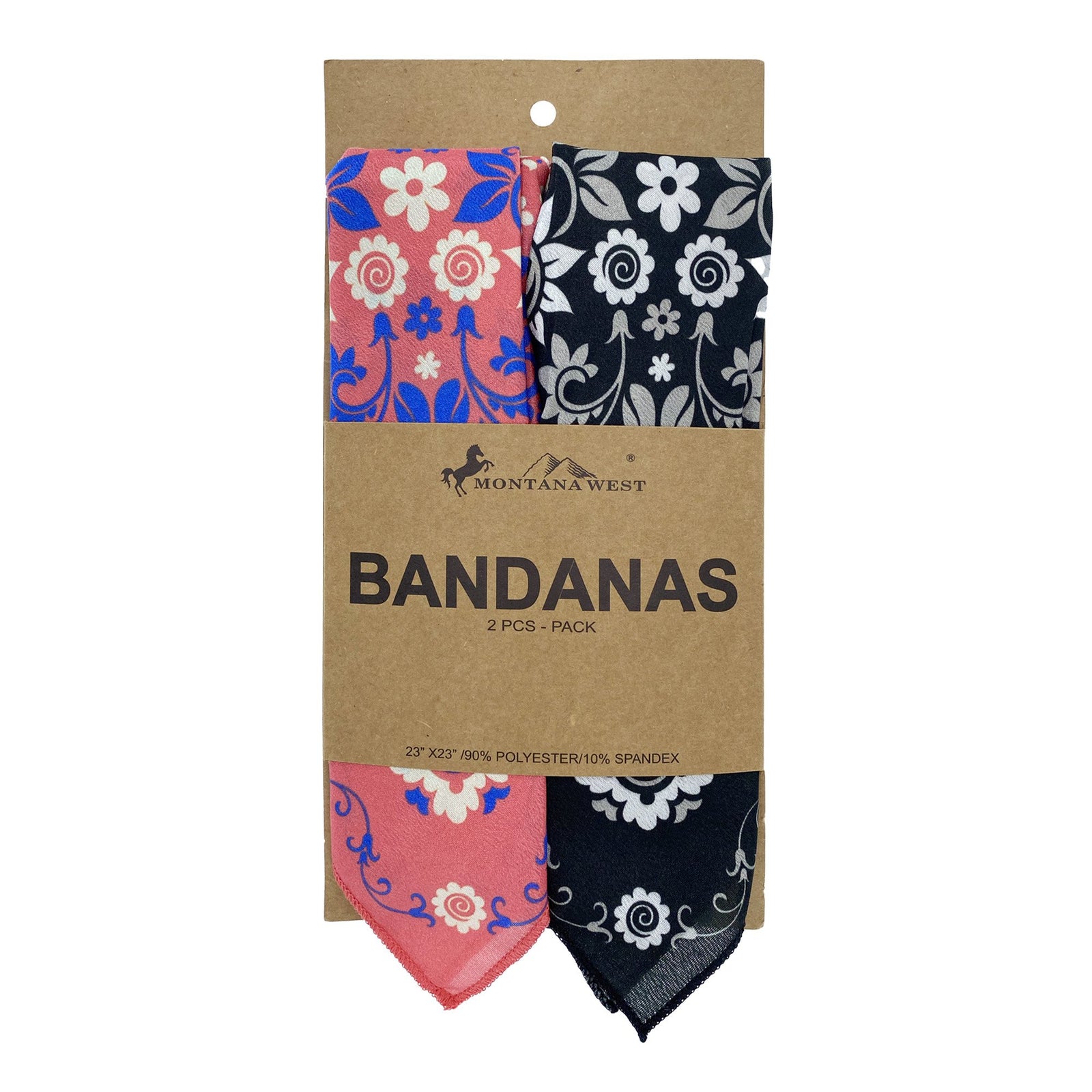 BDN08  American Bling Paisley Mandala Print Bandana - Assorted Colors (12 PCS)