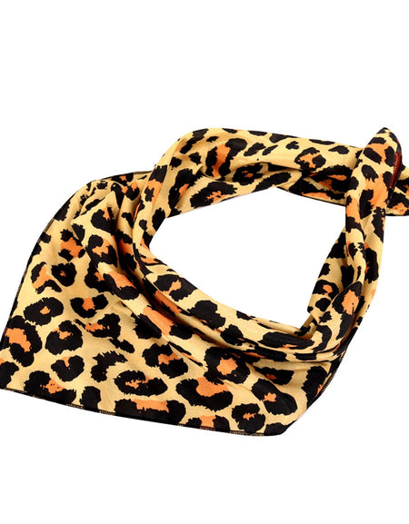 BDN10  American Bling Leopard Print Bandana- Assorted Colors (12 PCS)