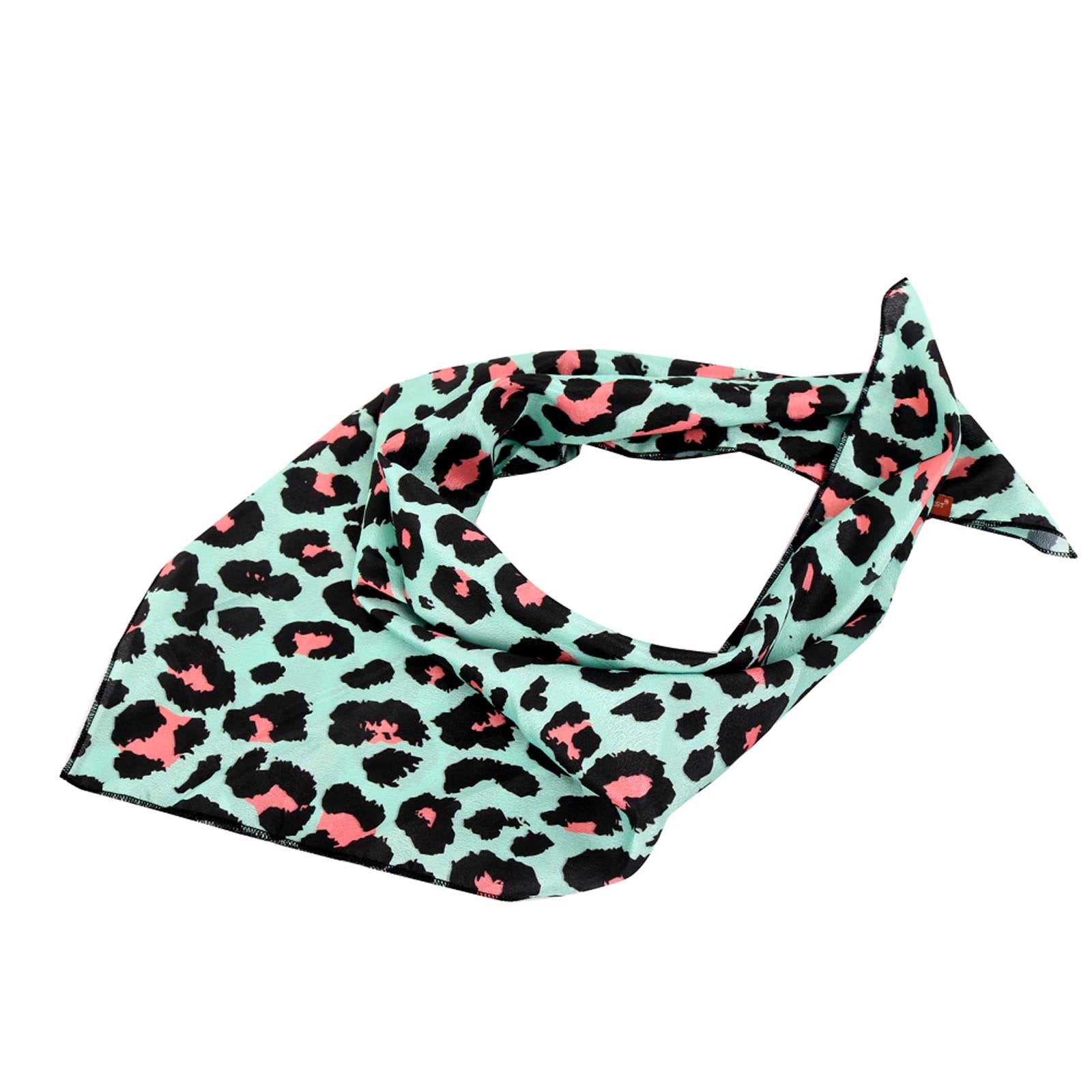 BDN10  American Bling Leopard Print Bandana- Assorted Colors (12 PCS)