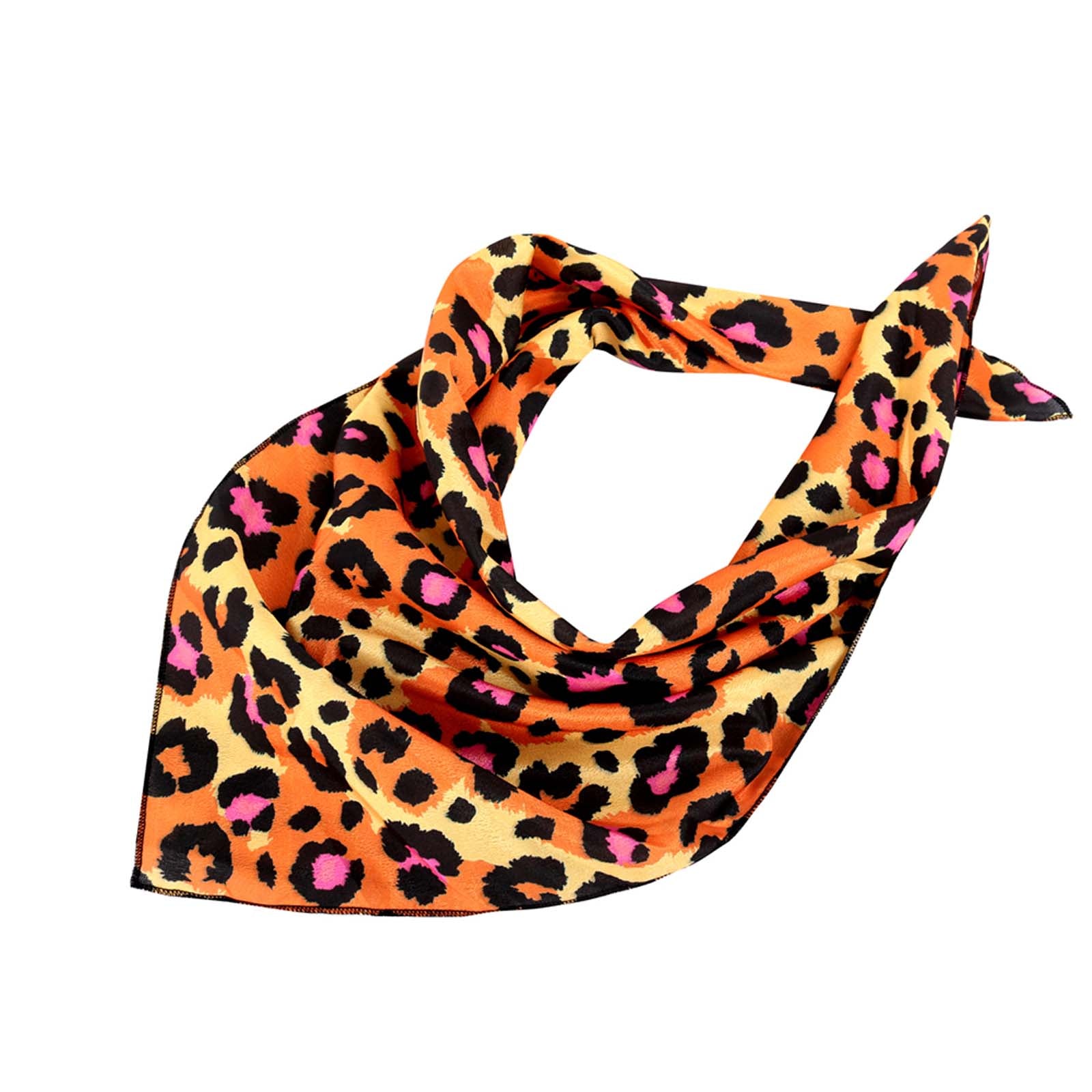 BDN10  American Bling Leopard Print Bandana- Assorted Colors (12 PCS)