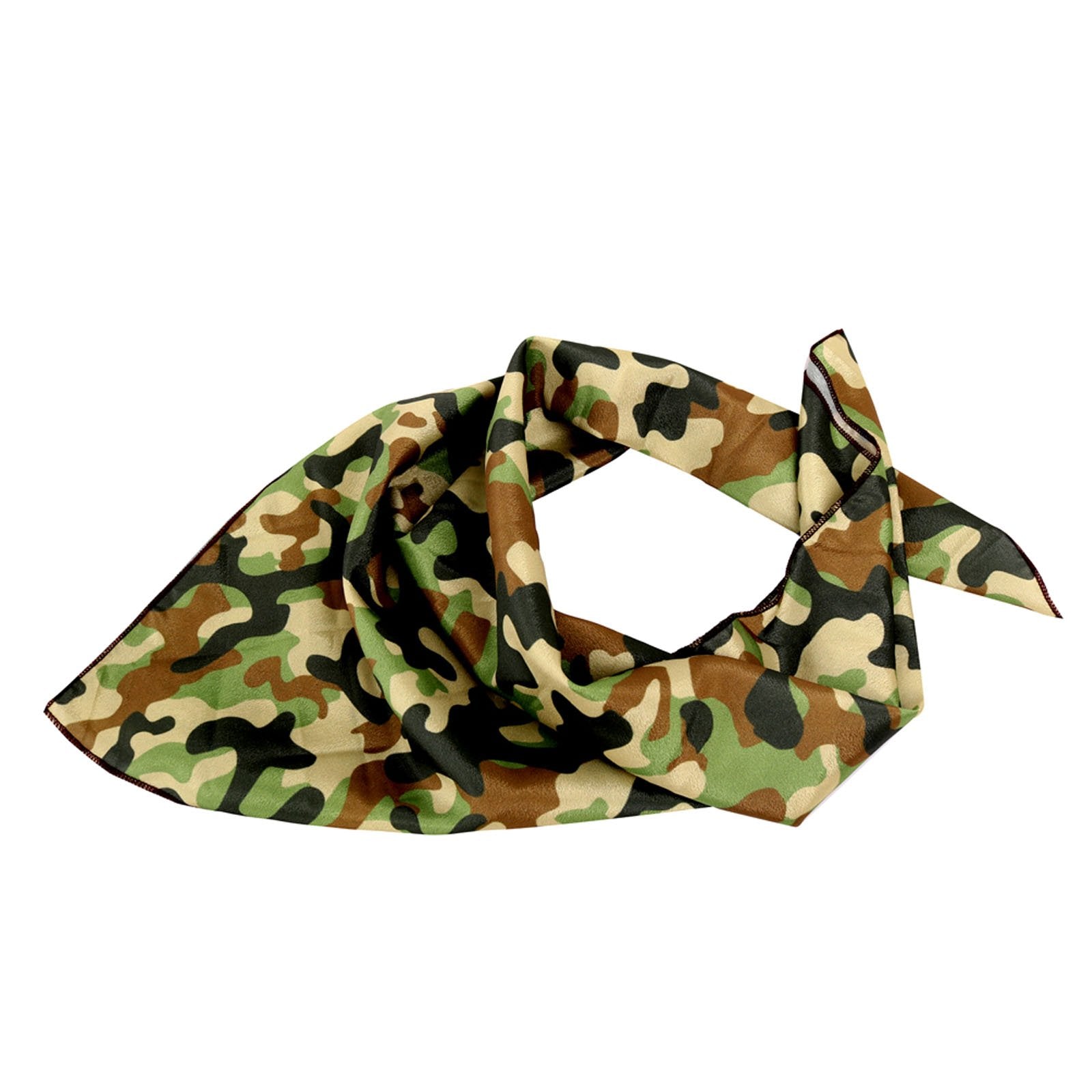 BDN12  American Bling Camo Print Bandana - Assorted Colors (12 PCS)