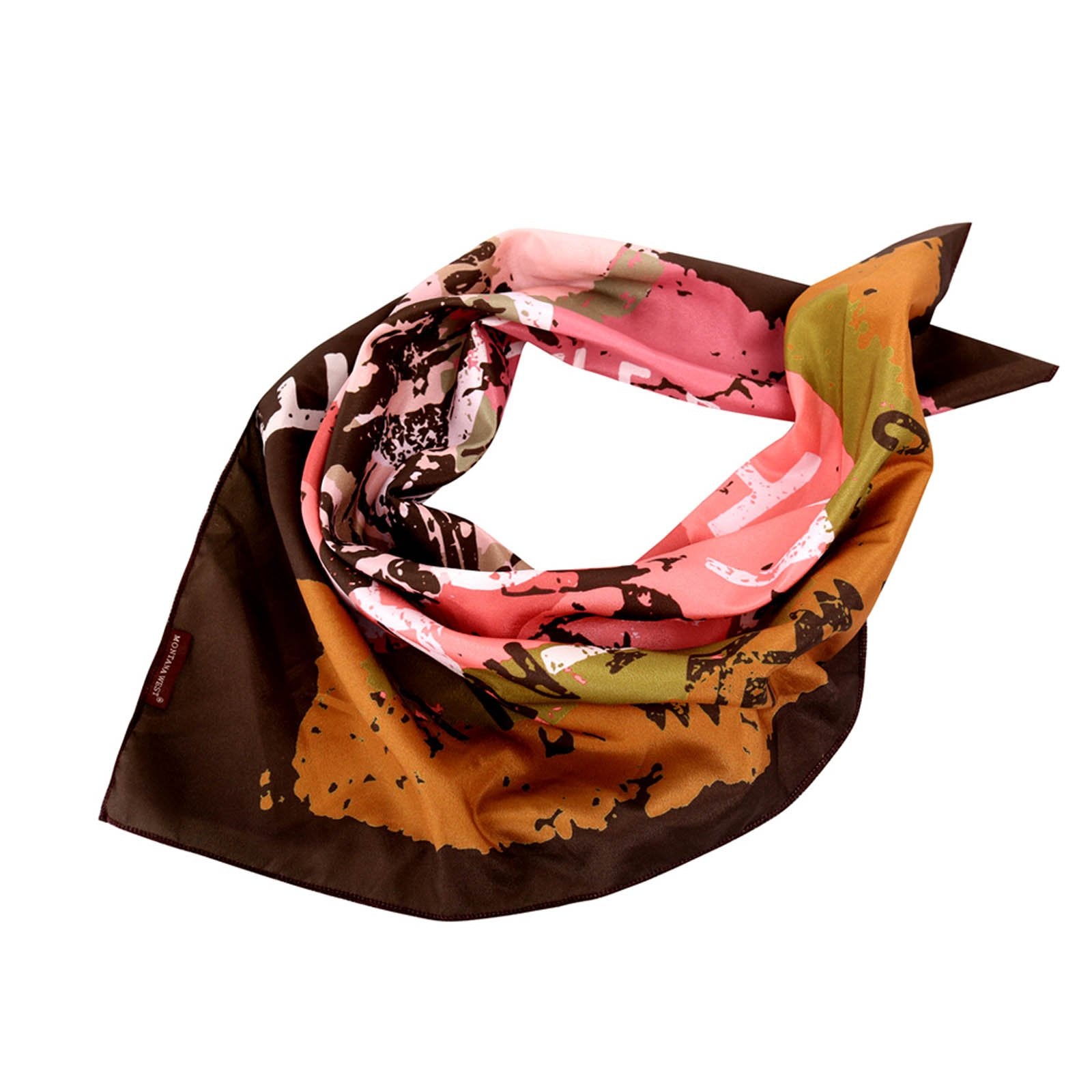 BDN13  American Bling Indian Chief Print Bandana - Assorted Colors (12 PCS)