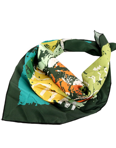 BDN13  American Bling Indian Chief Print Bandana - Assorted Colors (12 PCS)