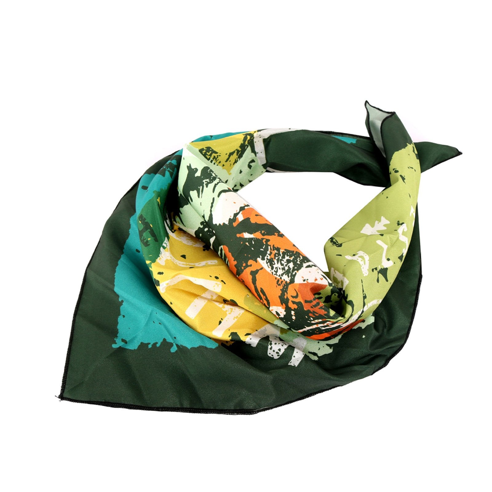 BDN13  American Bling Indian Chief Print Bandana - Assorted Colors (12 PCS)