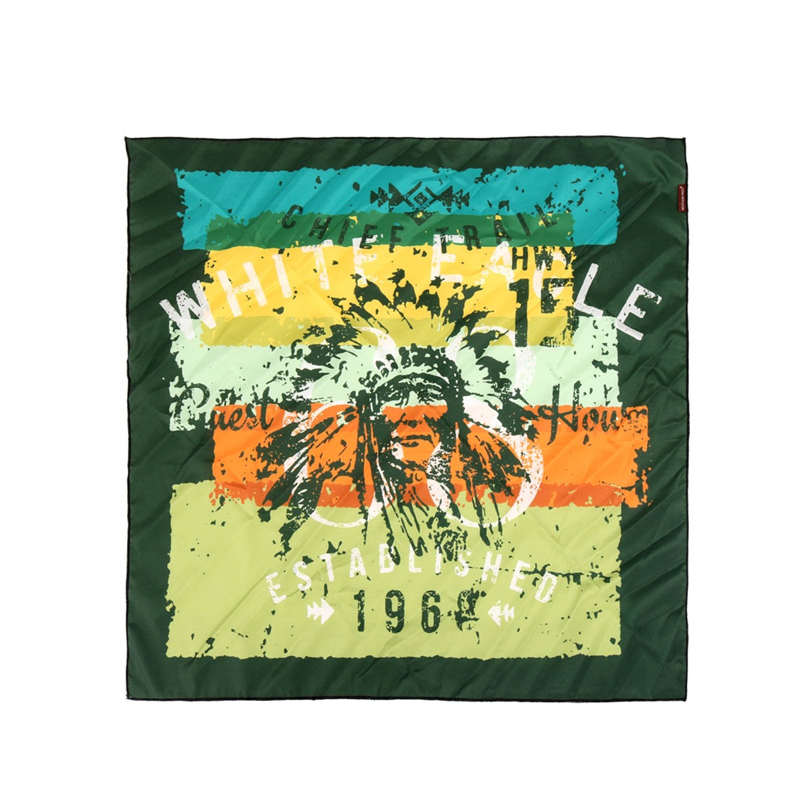 BDN13  American Bling Indian Chief Print Bandana - Assorted Colors (12 PCS)