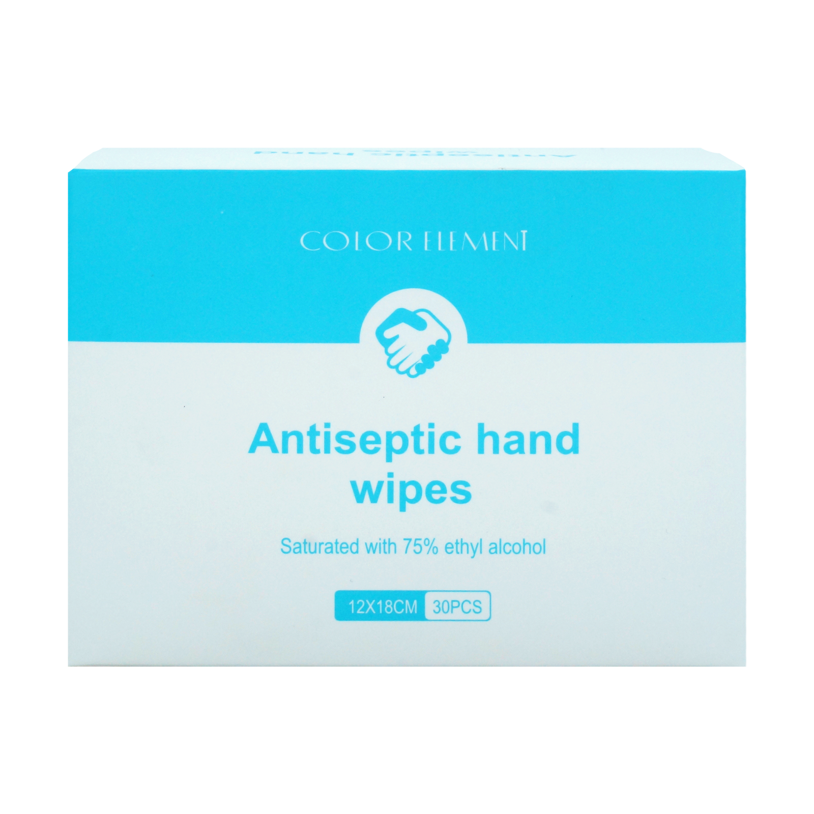 WP30  Individual Wrapped Antibacterial Wipes 75% Alcohol (30 Count)/Box