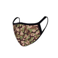 FCM-003 Camo Print Fabric Face Mask Double Layer Set of 2