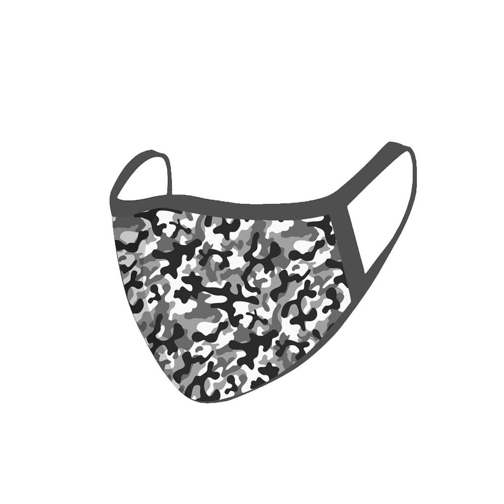 FCM-025A Camo Print Fabric Face Mask Double Layer Set of 2