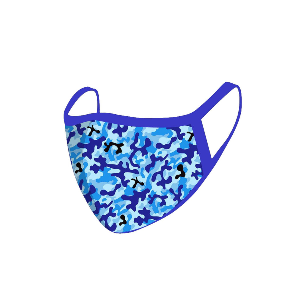 FCM-025A Camo Print Fabric Face Mask Double Layer Set of 2