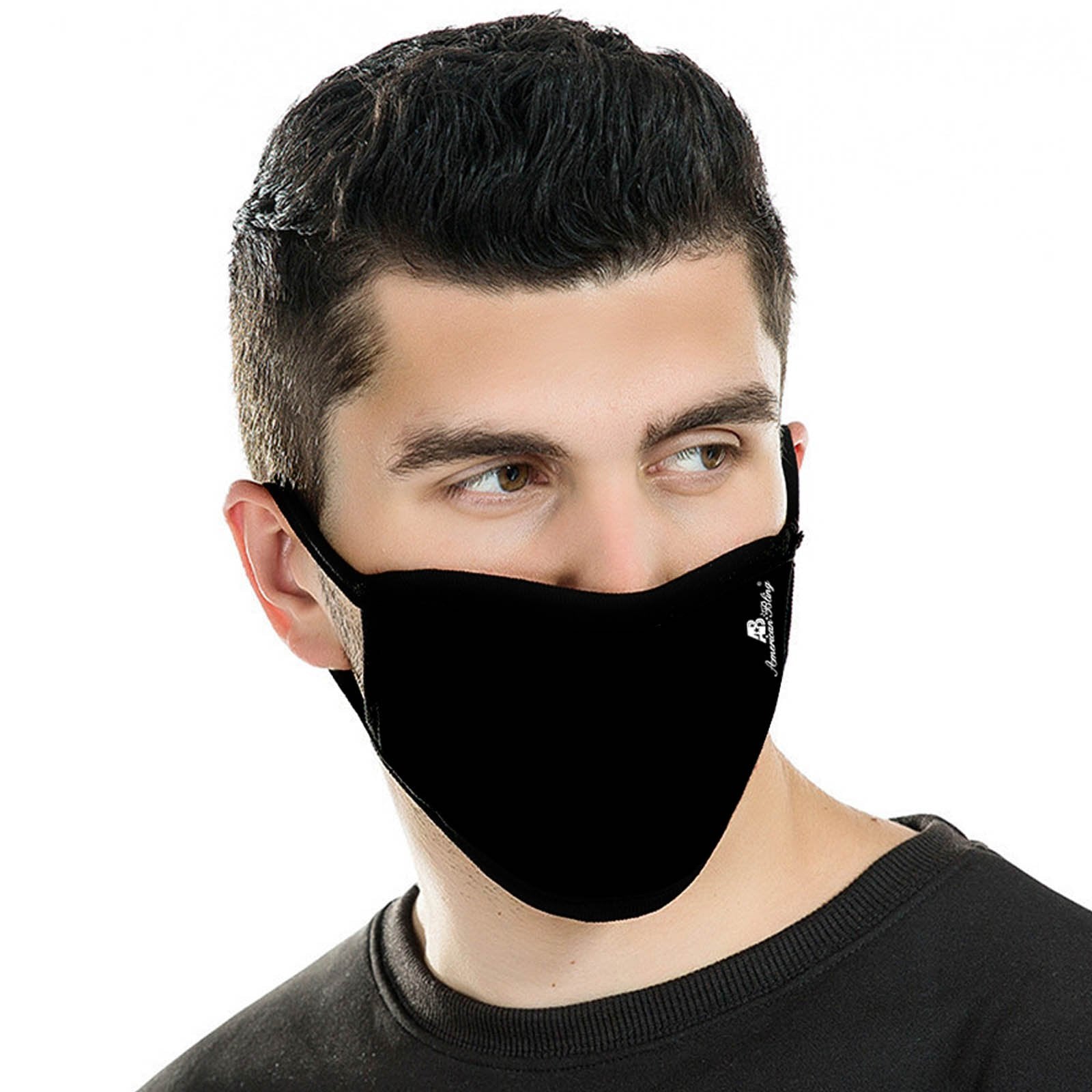 FCM-039 American Bling Fabric Face Mask Double Layer with Adjustable Nose Clip 1PC  Pack