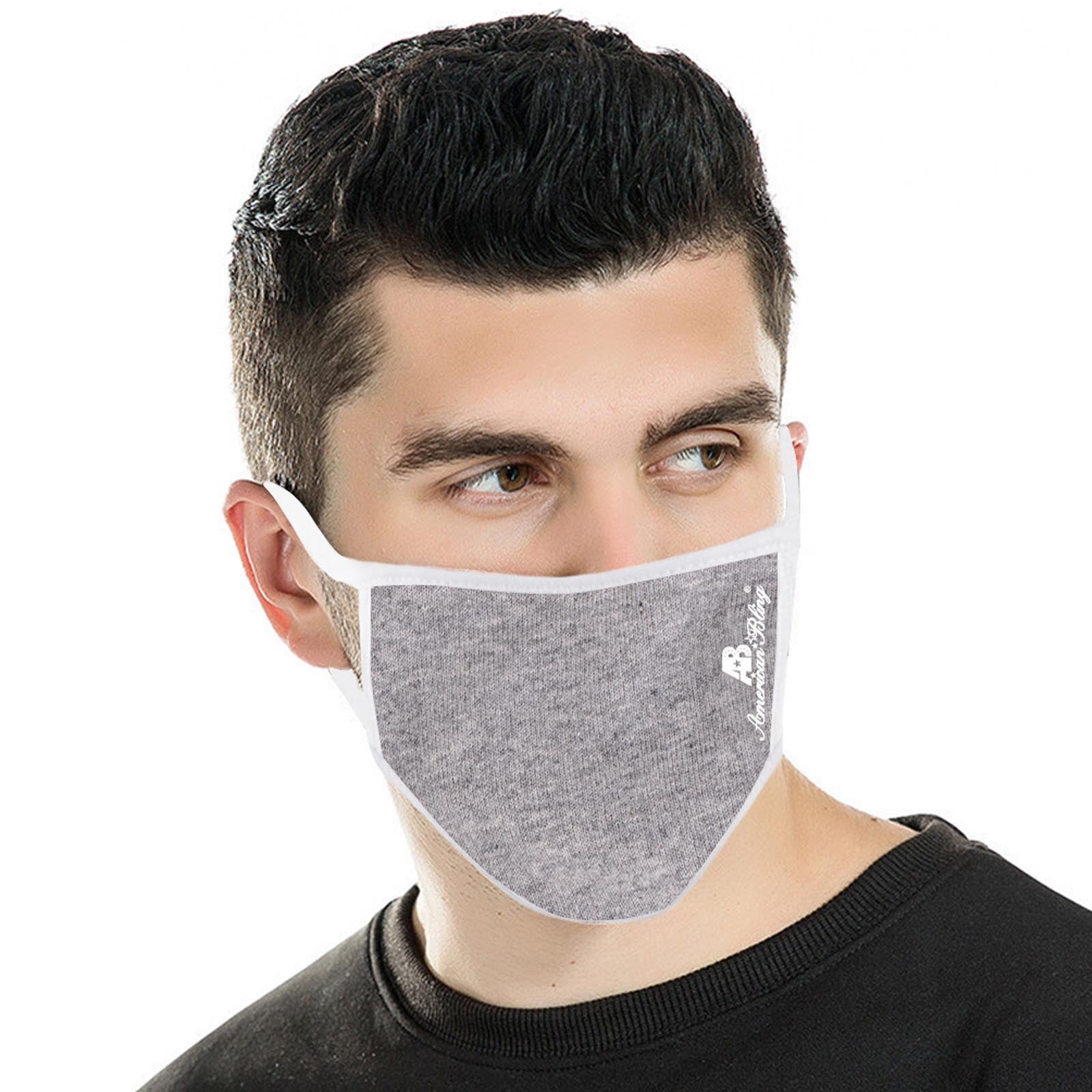 FCM-039 American Bling Fabric Face Mask Double Layer with Adjustable Nose Clip 1PC  Pack