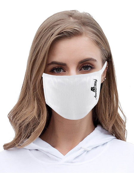 FCM-039 American Bling Fabric Face Mask Double Layer with Adjustable Nose Clip 1PC  Pack