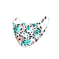 FCM-046  American Bling White Floral Print Cloth Face Mask 1Pcs