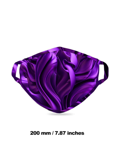 FCM-047 American Bling Purple Pattern Cloth face Mask 1Pcs