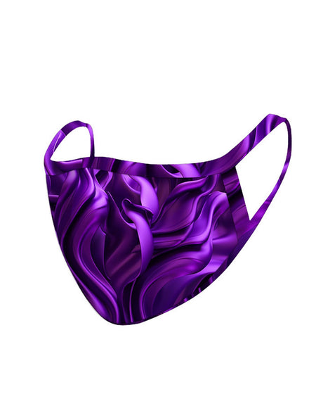 FCM-047 American Bling Purple Pattern Cloth face Mask 1Pcs
