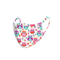 FCM-054  American Bling White Owl Print Cloth Face Mask 1Pcs