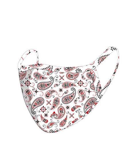 FCM-055 American Bling Paisley Collection Fabric Face Mask Double Layer -1Pcs