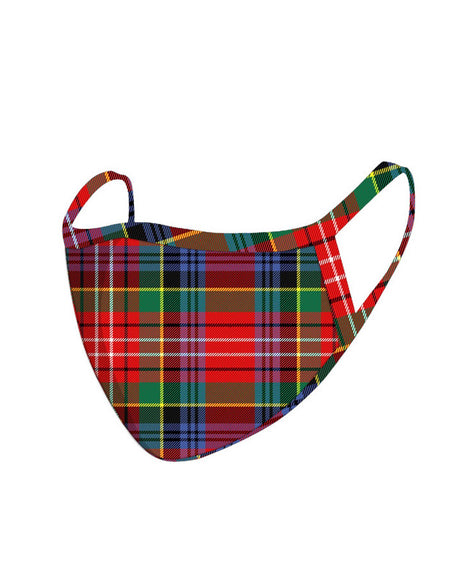 FCM-058 American Bling Red Checkered Print Cloth face Mask 1Pcs Pack