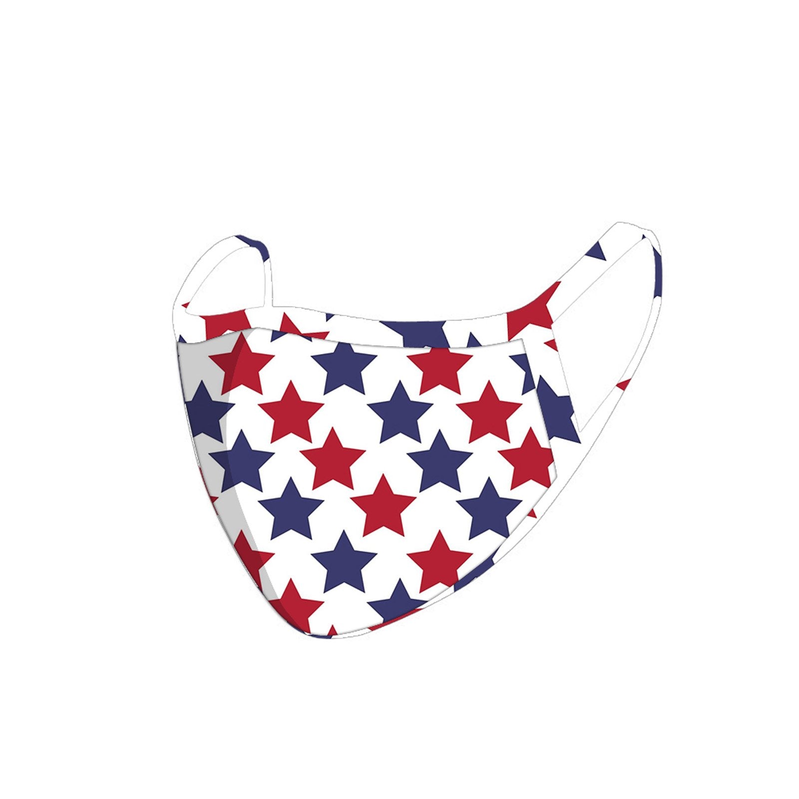 FCM-067  American Bling Stars Print Cloth face Mask 1Pcs