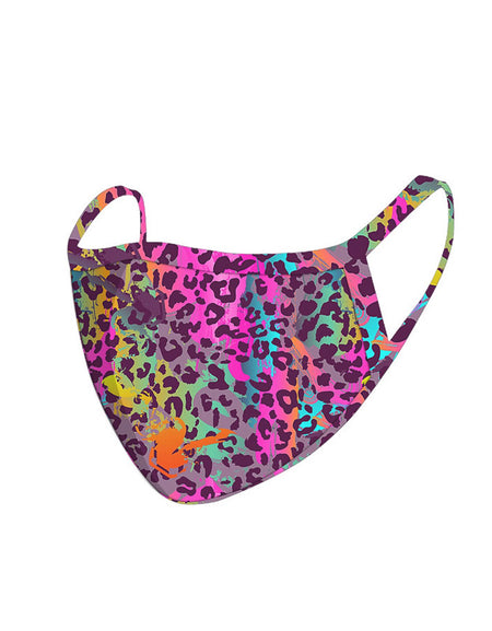 FCM-070  American Bling  Multi Color Leopard Print Cloth face Mask 1Pcs