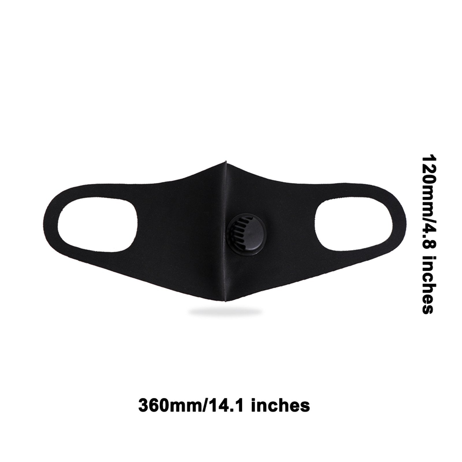 FM-7001R American Bling Single Breathing Valve Single Ply Face Mask