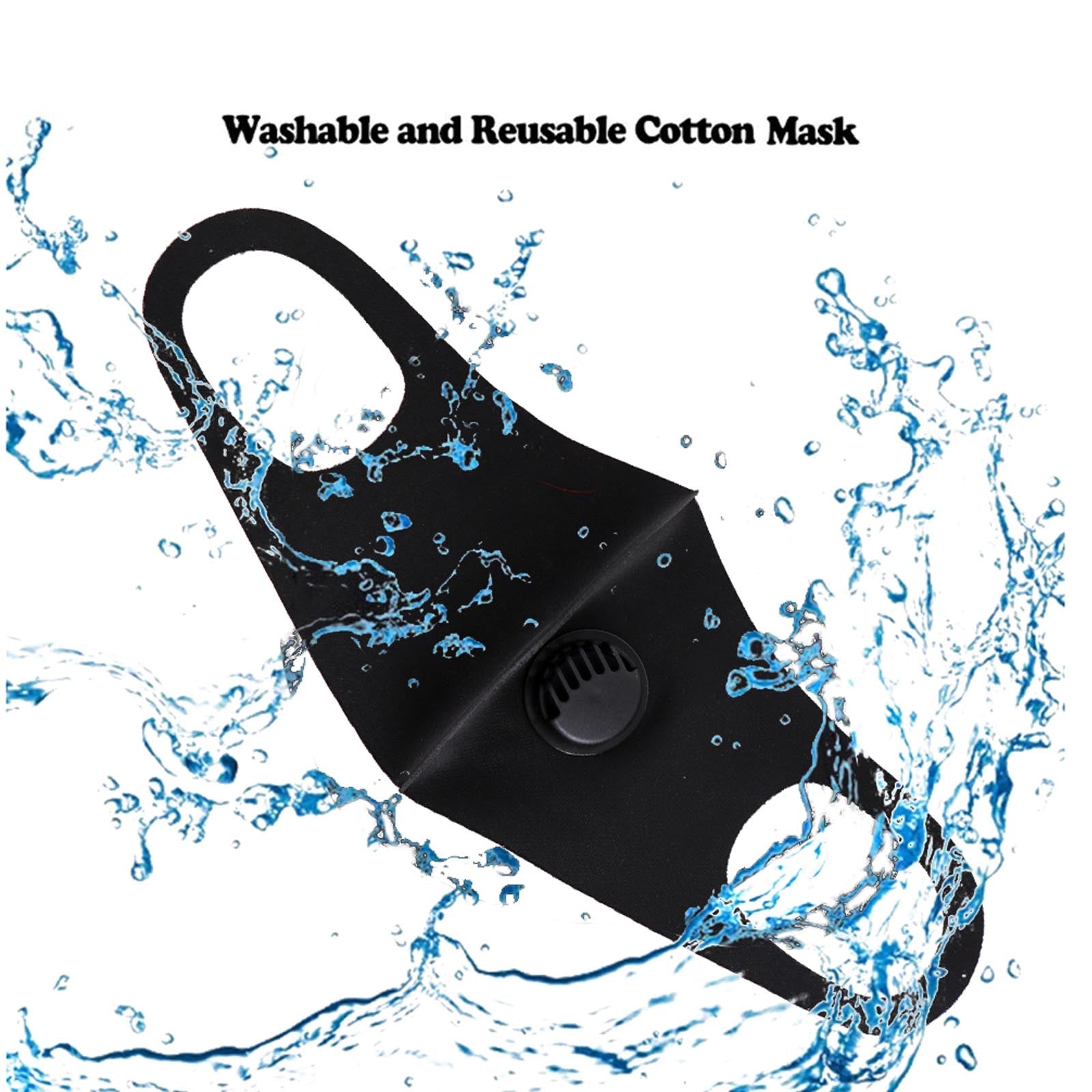 FM-7001R American Bling Single Breathing Valve Single Ply Face Mask