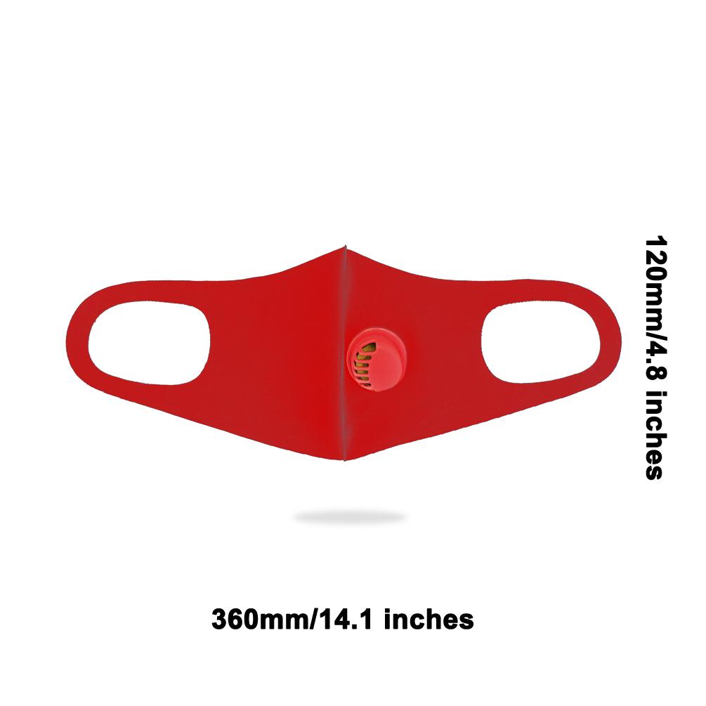 FM-7001R American Bling Single Breathing Valve Single Ply Face Mask