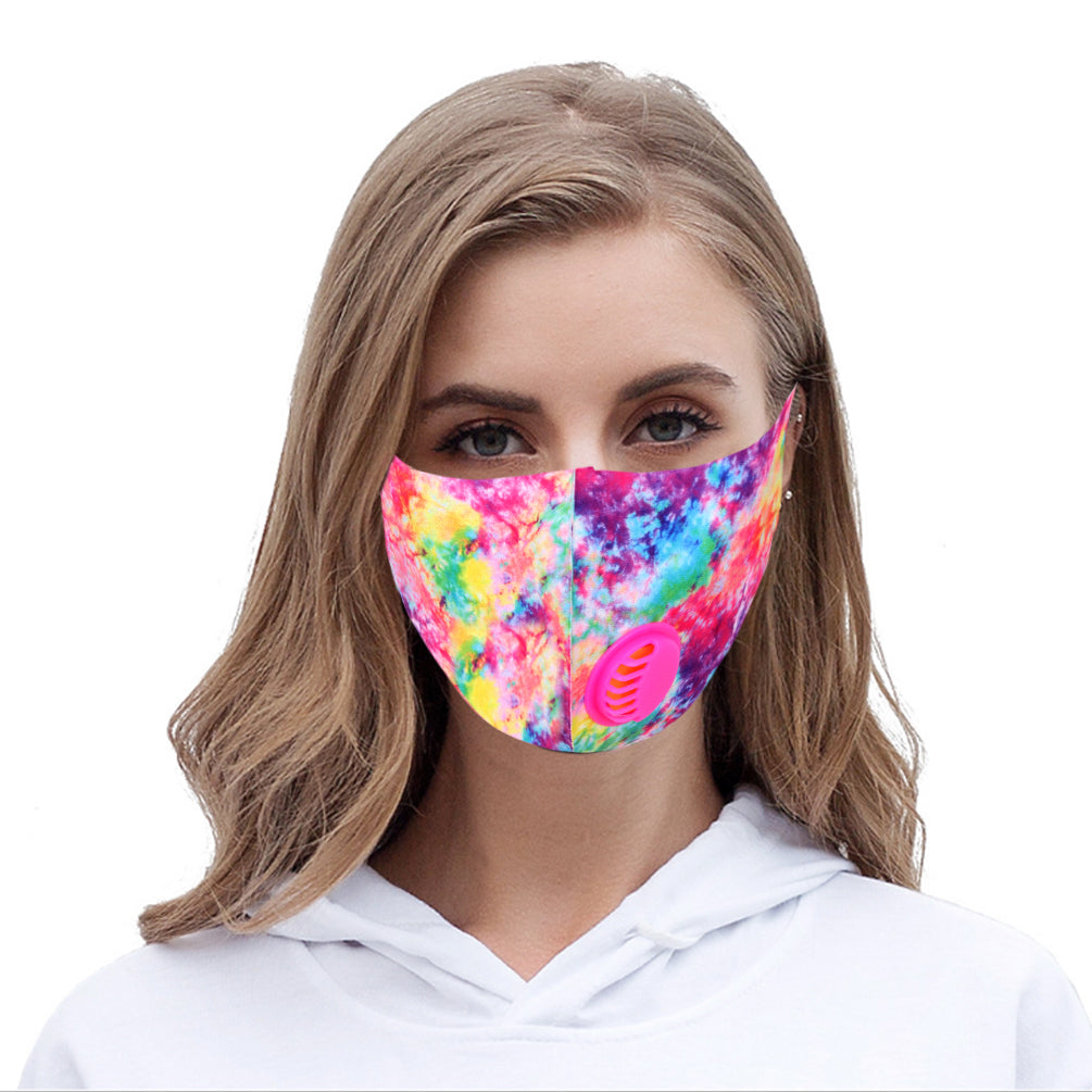 700Pcs Multi Color Print Single Breathing Valve Single Ply Face Mask