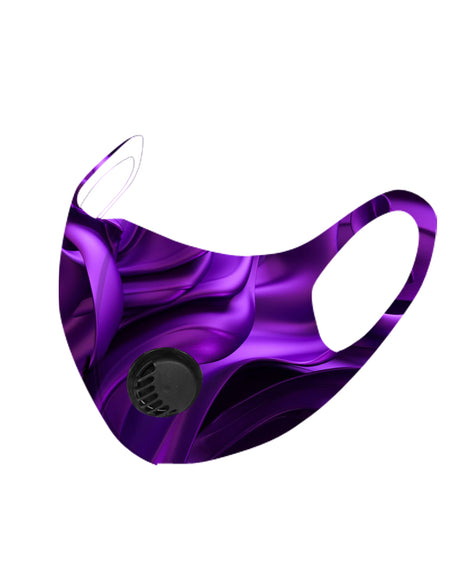 700Pcs Dust Mask with Filter, Fashion Washable Cloth Face Mask Reusable, Purple flower print