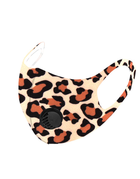 700Pcs Leopard Print Single Breathing Valve Single Ply Face Mask