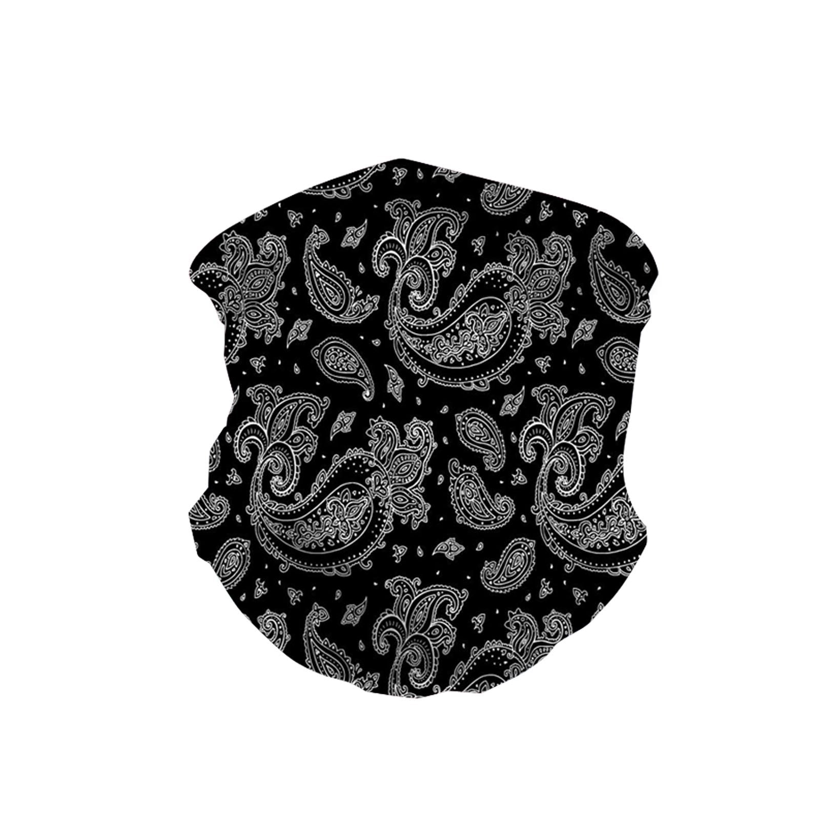 NFC-9006  Paisley Print Neck Gaiter Face Mask Reusable, Washable Bandana /Head Wrap Scarf-1Pcs/Pack