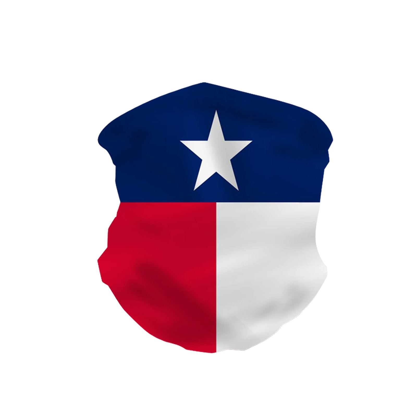NFC-9015  Texas Flag Print Neck Gaiter Face Mask Reusable, Washable Bandana /Head Wrap Scarf-1Pcs/Pack