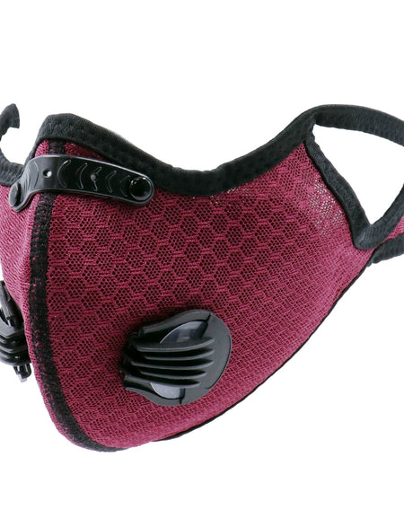 SSFCM-006  Adjustable Sports Face Mask Reusable with Filter and  Exhalation Valves