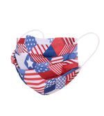 2000Pcs  American Bling 20PCS/Box  American Flag Colors Print Disposable Face Masks 3 Layers Face Masks