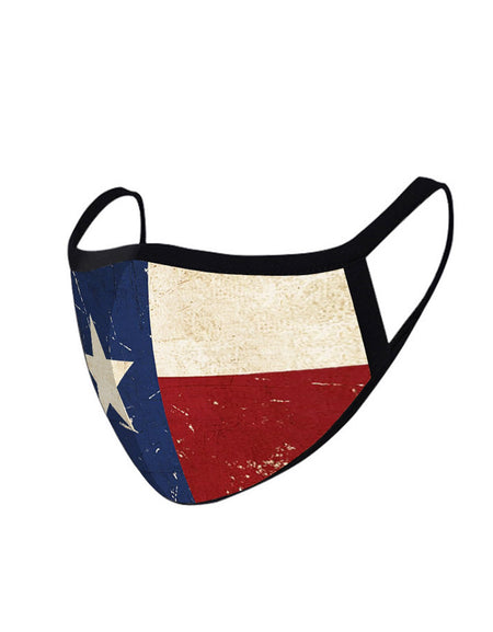 FCM-016 Texas Flag Fabric Face Mask Double Layer Set of 2