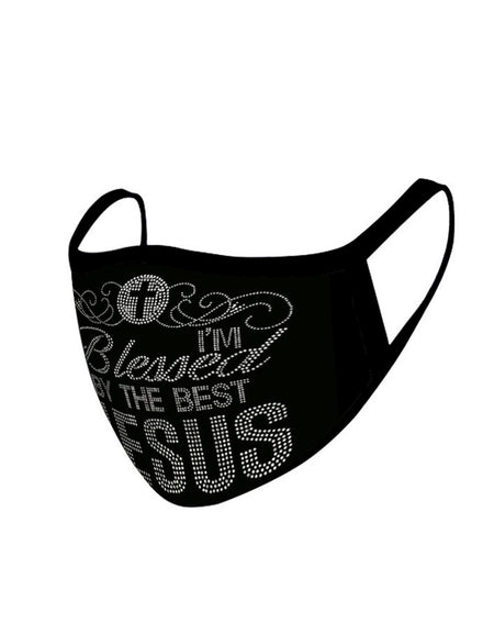 FCM-019 American Bling Spiritual Fabric Face Mask Double Layer Set of 2