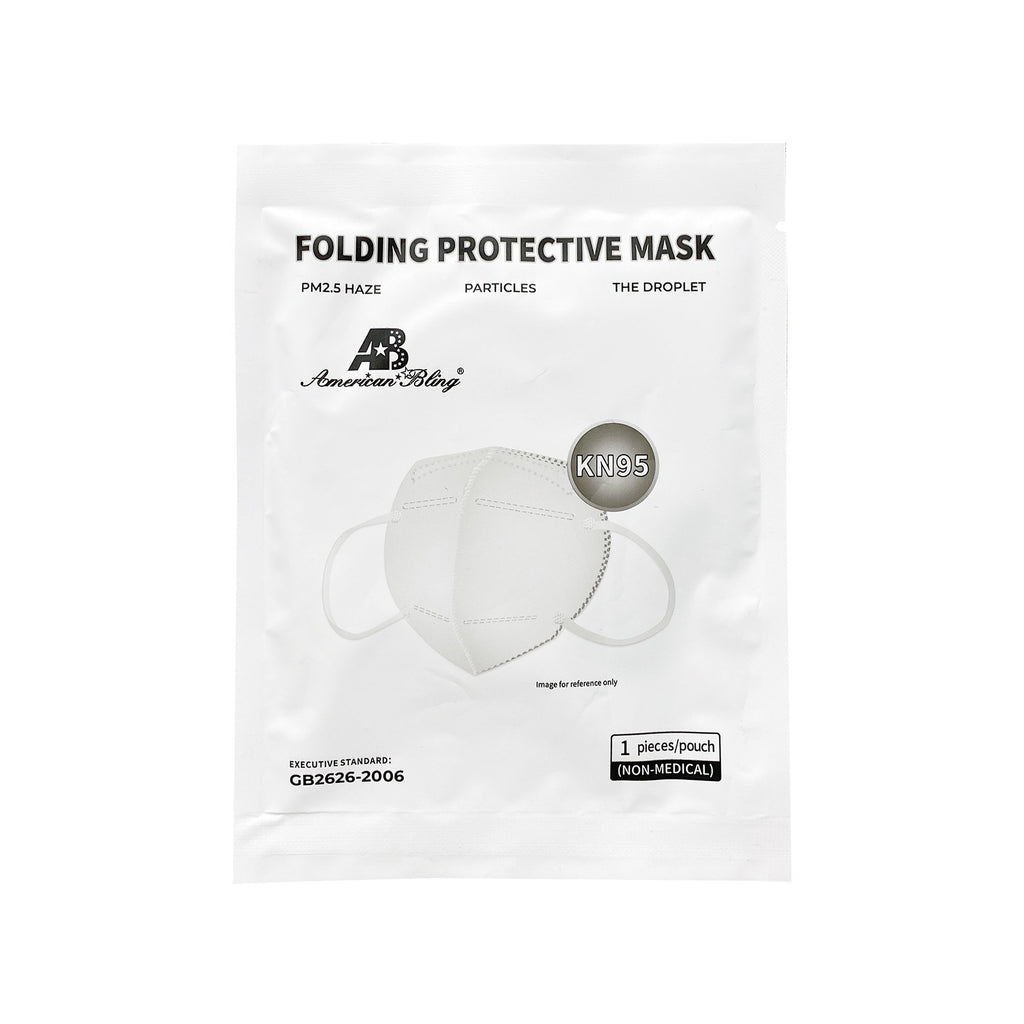 10 Pcs KN95 Disposable Folding Protective Cover Face Masks