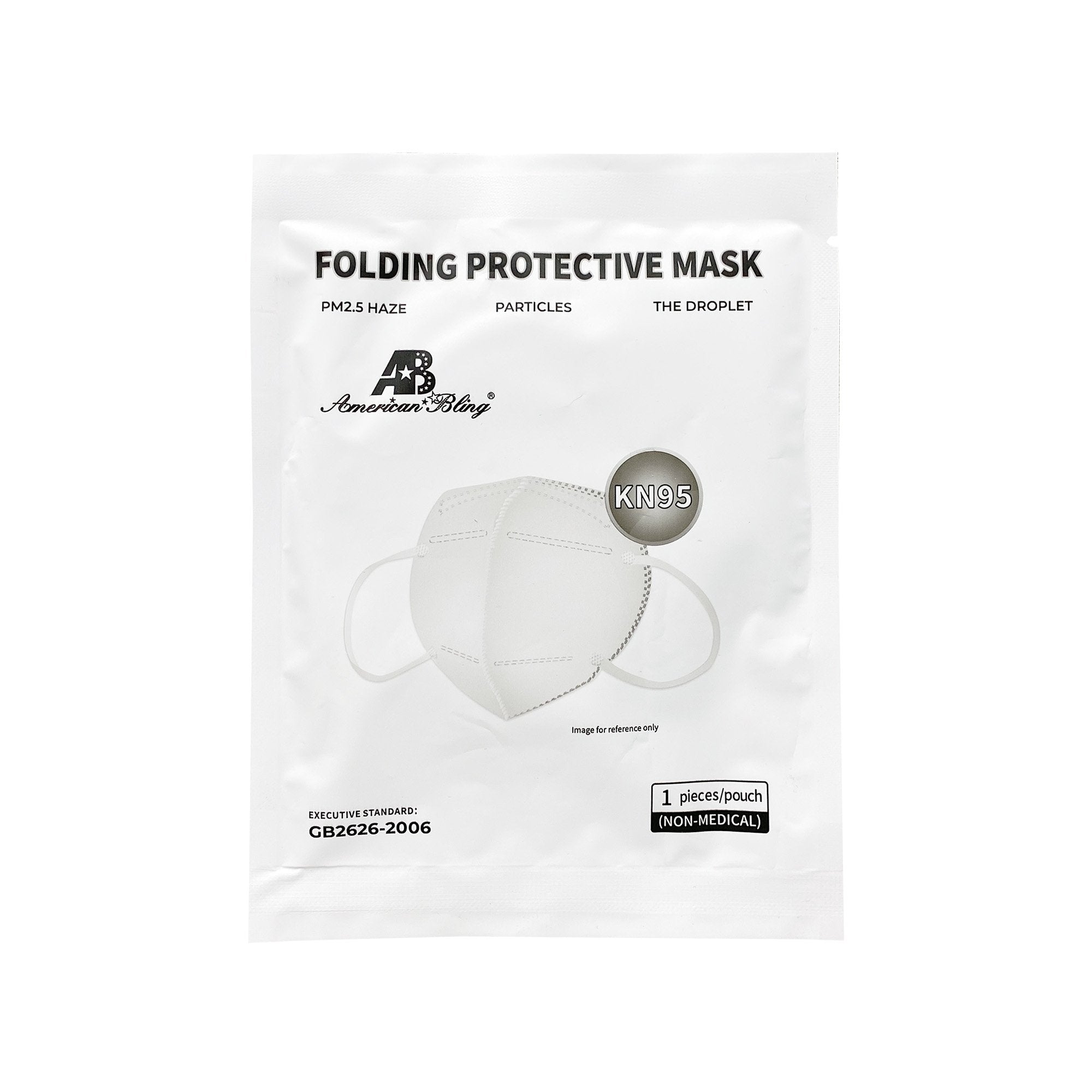 10 Pcs KN95 Disposable Folding Protective Cover Face Masks